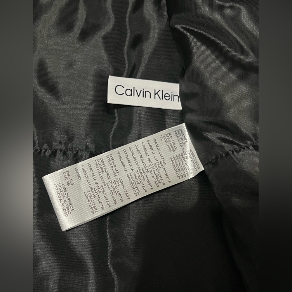 Calvin Klein Men’s Infinite Stretch Jacket with Polar Fleece Lined Bib-S Black - Picture 8 of 12